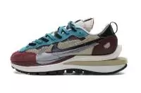 sacai nike vaporwaffle 2021 sneaker double nike brown red